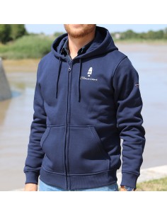 Sweat zippé Navire Mixte l'Hermione 2