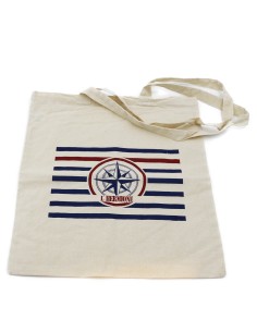 Sac tote bag l'Hermione coton Beige