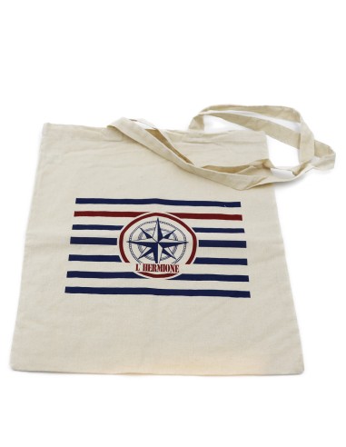 Sac tote bag l'Hermione coton Beige