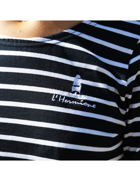 Marinière Manches 3/4 "Cap Coz" Femme L'Hermione