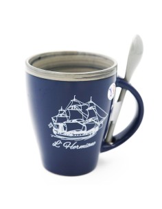 Mug avec cuillère "L'Hermione"