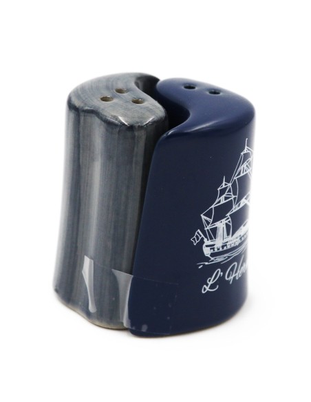 Salière et Poivrière Bicolore "L'Hermione"