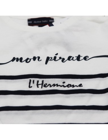 Marinière "Mon Pirate l'Hermione"