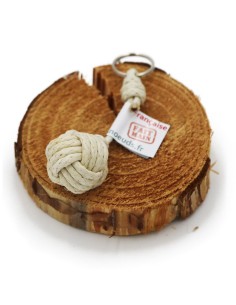 Porte-clés Pomme de Touline En Lin