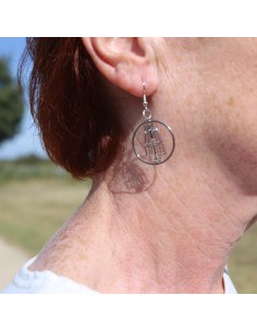 Boucles d'oreilles "frégate L'Hermione" 2