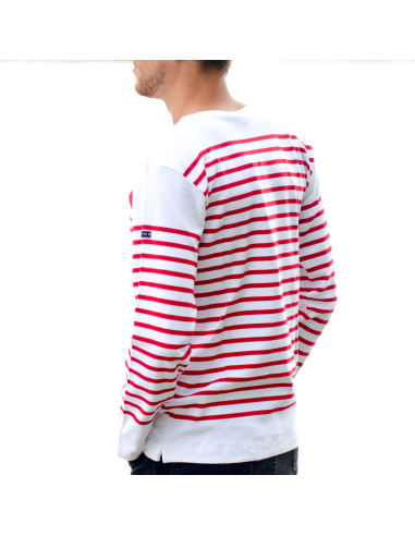 Marinière "Amiral" Blanc Braise L'Hermione