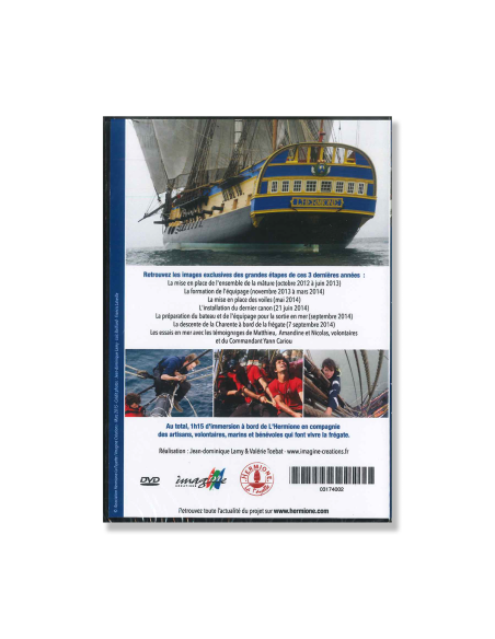 DVD L'Hermione, Une Aventure Humaine 2014