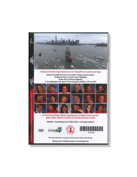DVD L'Hermione, Le Grand Voyage 2015