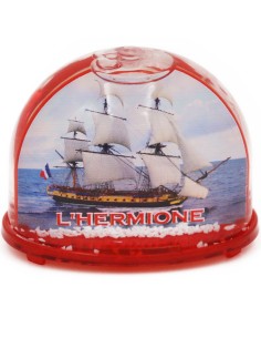 Boule à neige photo l'Hermione 2