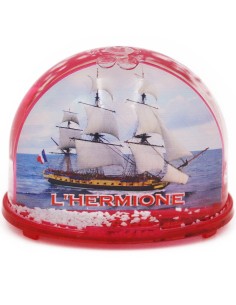 Boule à neige photo l'Hermione 2