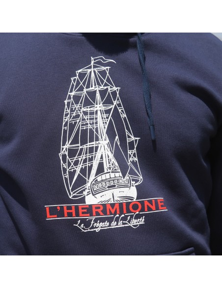 Sweat à Capuche Mixte Collection 2024 L'Hermione