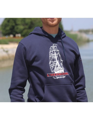 Sweat à Capuche Mixte Collection 2024 L'Hermione