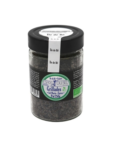 Pot de Sel Marin-Epices "Grillades" de l'Ile de Ré