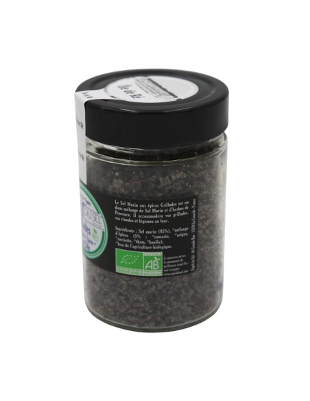 Pot de Sel Marin-Epices "Grillades" de l'Ile de Ré