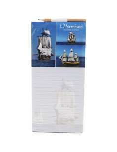 Bloc-notes magnétique l'Hermione