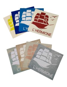 Carte de L'Hermione