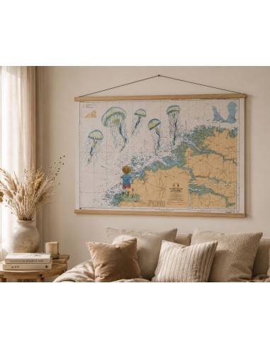 Carte de Navigation De l'Hermione "Les Méduses"