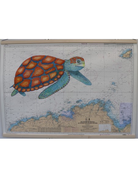 Carte de Navigation De l'Hermione "La Tortue"