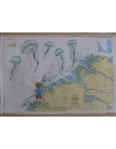 Carte de Navigation De l'Hermione "Les Méduses"
