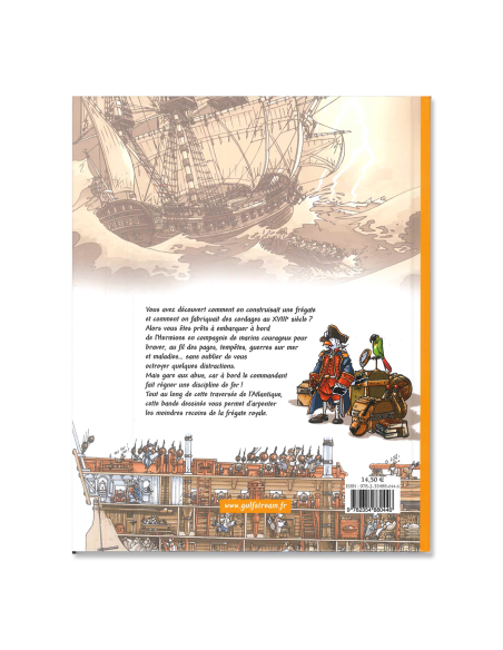 Livre BD La Vie à bord de L'Hermione