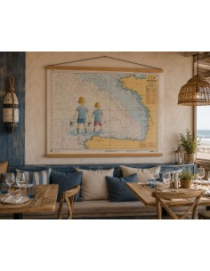 Carte de Navigation De l'Hermione "Les Enfants au Bord de...