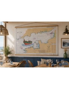 Carte de Navigation De l'Hermione "Le Bateau de Pêcheur""