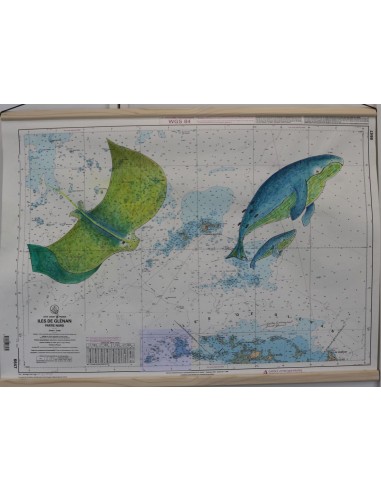 Carte de Navigation De l'Hermione "La Baleine...