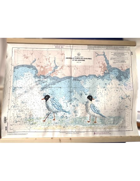 Carte de Navigation De l'Hermione "Les Mouettes""
