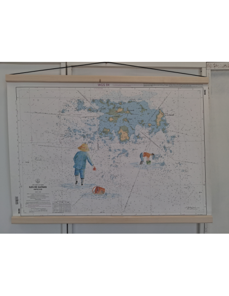 Carte de Navigation De l'Hermione "LA PÊCHE A PIED "