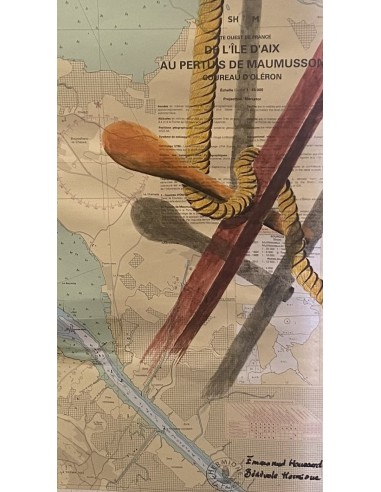 Carte de Navigation De l'Hermione "Une Poulie à...