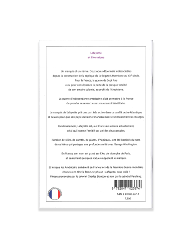 Livre Lafayette et L'Hermione
