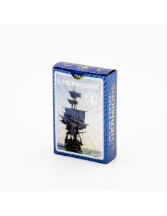 Jeu de 54 cartes brillant l'Hermione