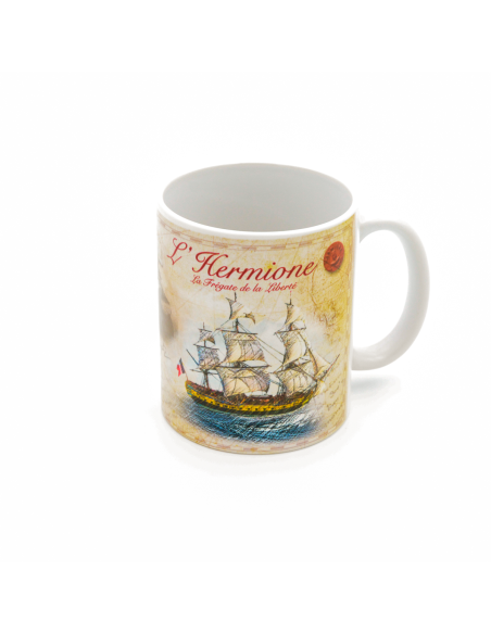 Mug cartographie vintage l'Hermione