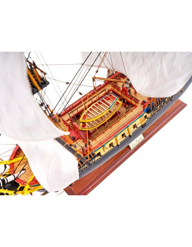Maquette L'Hermione qualité musée 1/89 ème - 75 cm