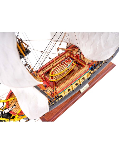 Maquette L'Hermione qualité musée 1/89 ème - 75 cm