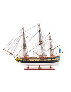 Maquette L'Hermione qualité musée 1/89 ème - 75 cm