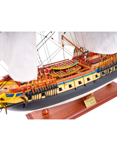 Maquette L'Hermione qualité musée 1/89 ème - 75 cm