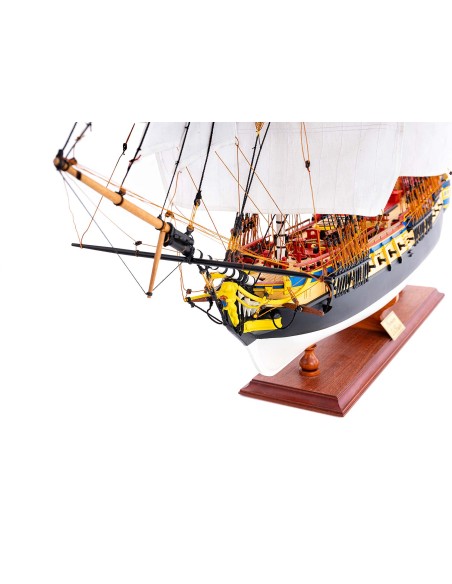 Maquette L'Hermione qualité musée 1/89 ème - 75 cm