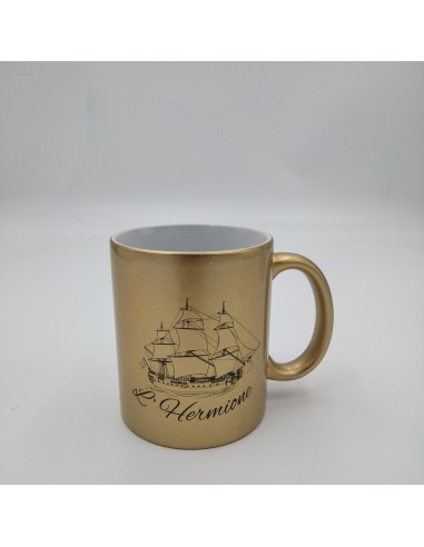 Mug à paillettes l'Hermione