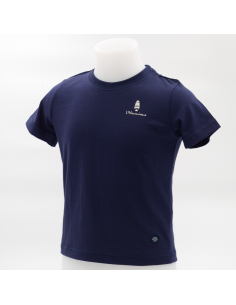 T-Shirt  Profil Enfant Bleu Marine 2