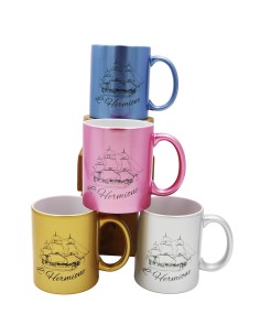 Mug flashy à paillettes l'Hermione