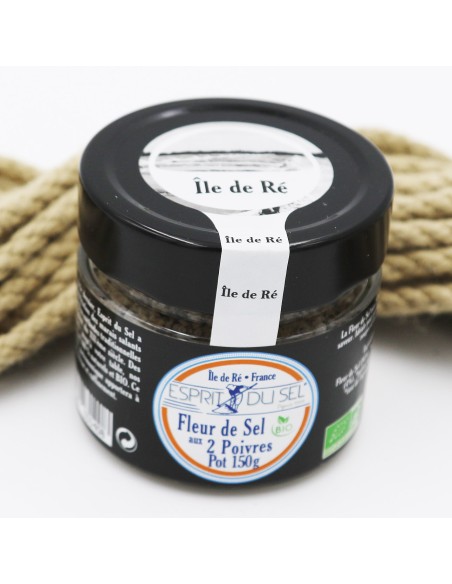 Fleur de Sel aux 2 poivres de l'Ile de Ré