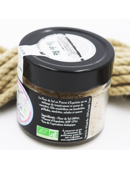Fleur de Sel au piment d'Espelette de l'Ile de Ré