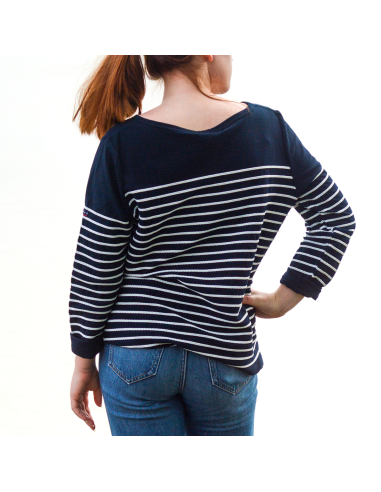 Marinière Rayures Tressées Femme l'Hermione