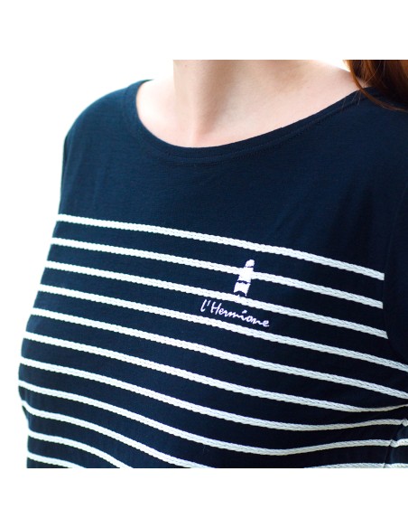 Marinière Rayures Tressées Femme l'Hermione