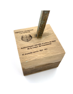 Carvelle avec le bois de l'Hermione